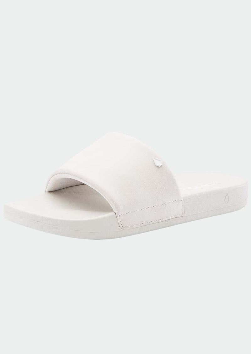 Volcom Volcation Slide Womens Sandal SKG-Sky Grey 10