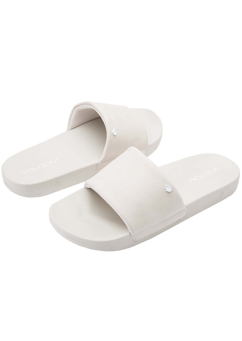 Volcom Volcation Slide Womens Sandal SKG-Sky Grey 6