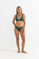 RHYTHM LILY RIB HOLIDAY PANT FOR-FOREST 2S
