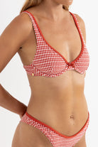 RHYTHM LOLA CHECK UNDERWIRE TOP FIR-FIRE 3M