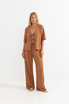 RHYTHM AIRLIE BEACH PANT ALM-ALMOND 4L