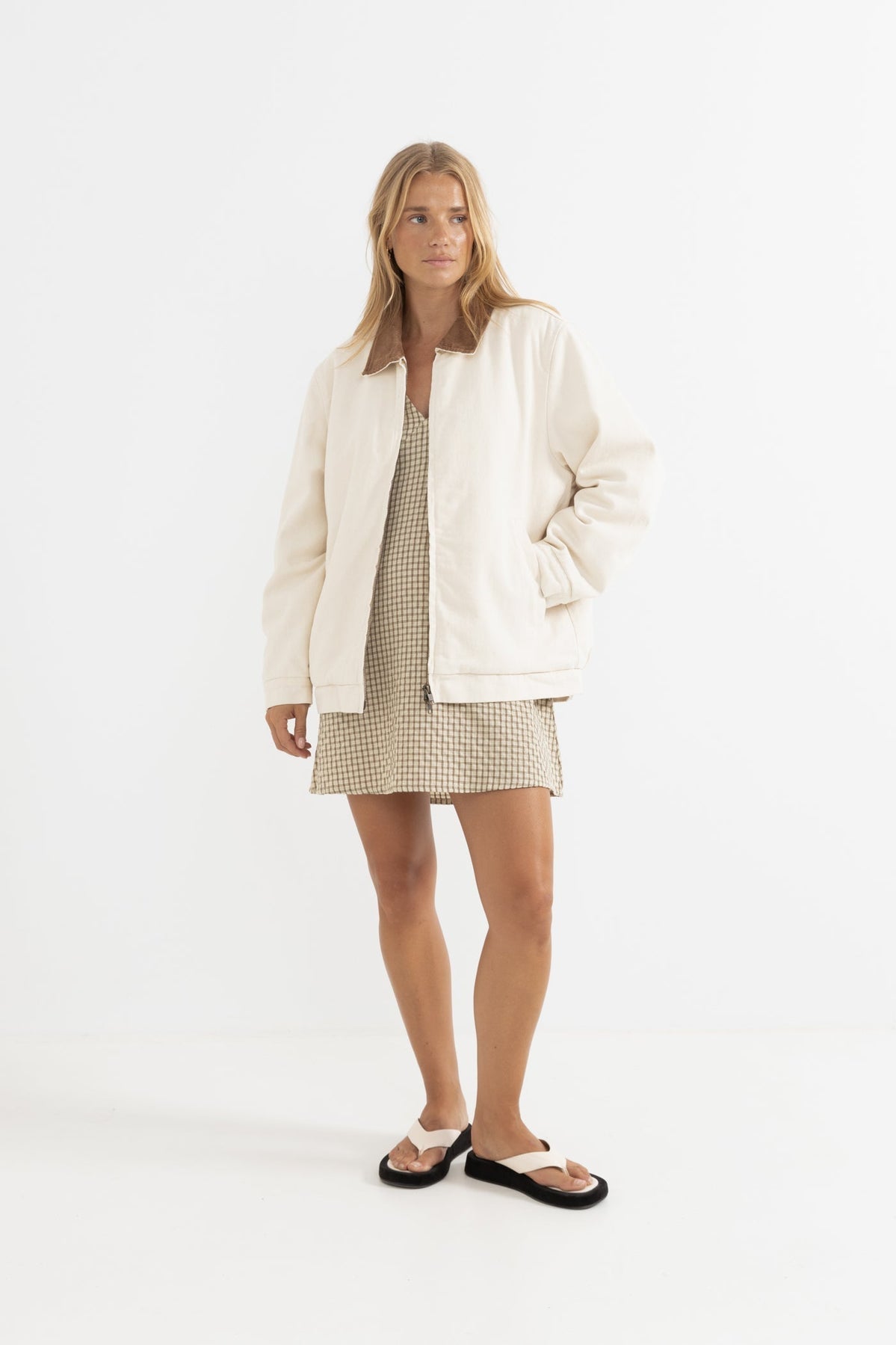 RHYTHM JAMIE JACKET NAT-NATURAL 4L