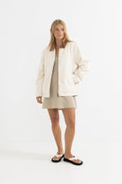 RHYTHM JAMIE JACKET NAT-NATURAL 2S