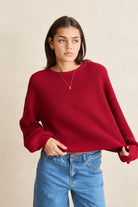 Rhythm Classic Knit Jumper SAN-SANGRIA 1XS