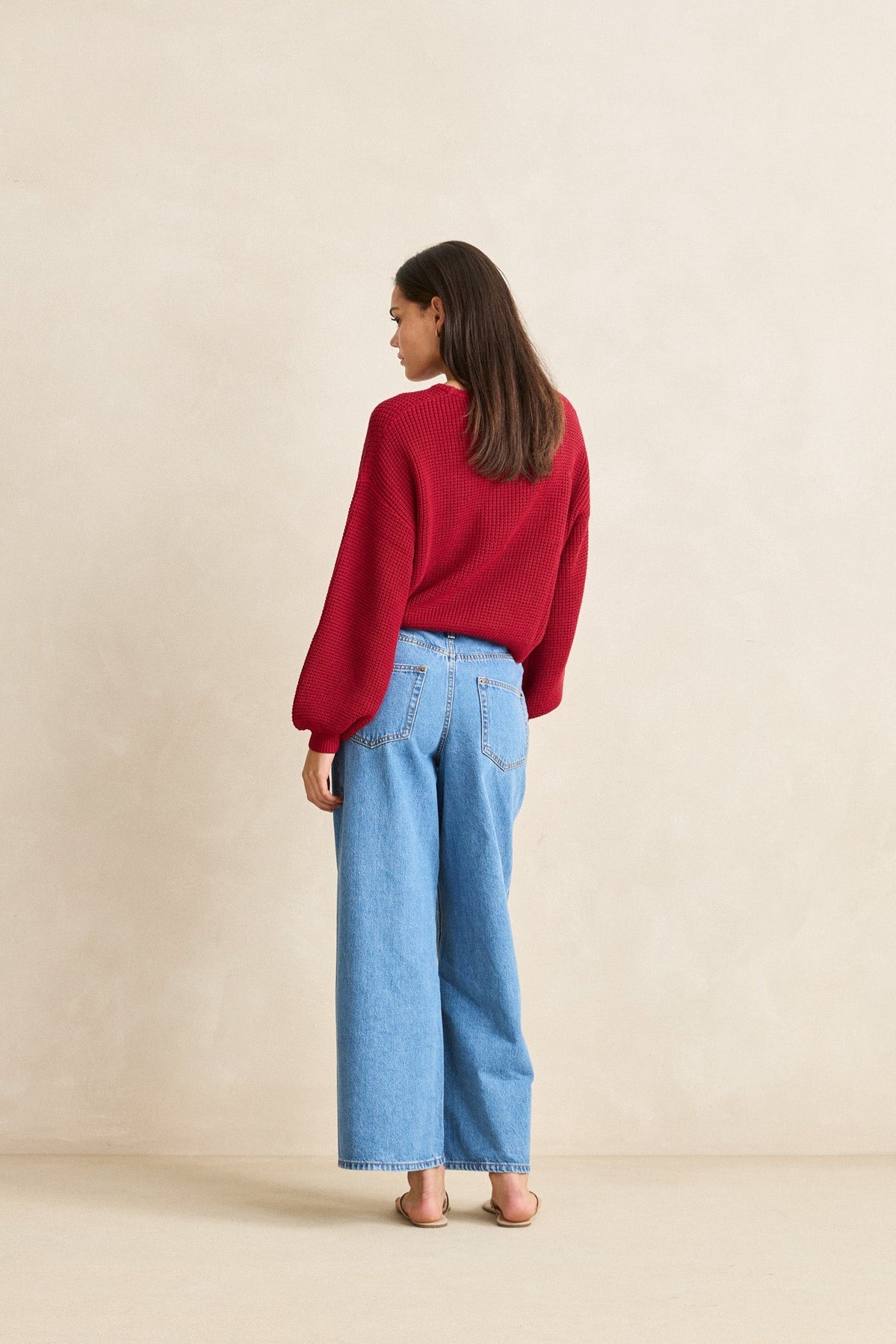 Rhythm Classic Knit Jumper SAN-SANGRIA 4L