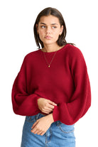 Rhythm Classic Knit Jumper SAN-SANGRIA 2S