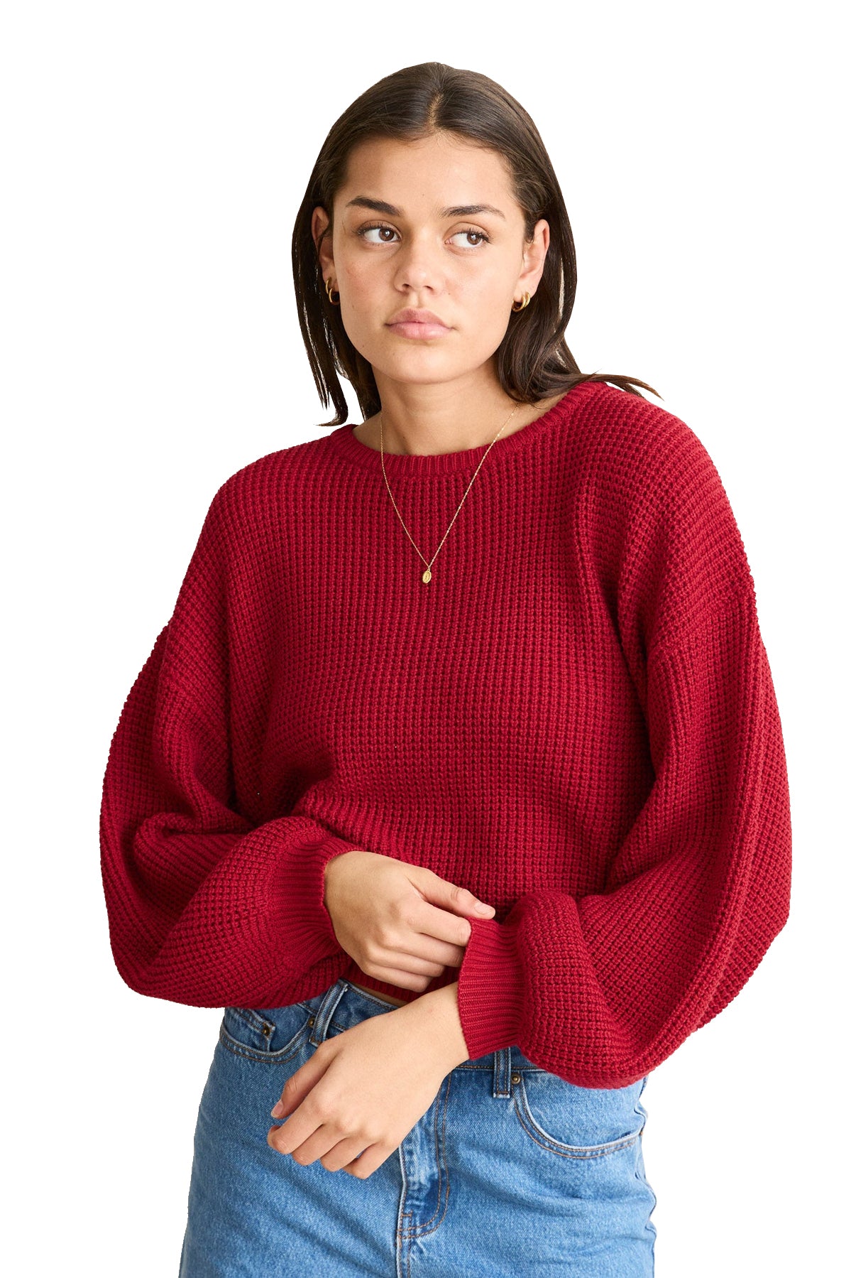 Rhythm Classic Knit Jumper SAN-SANGRIA 3M