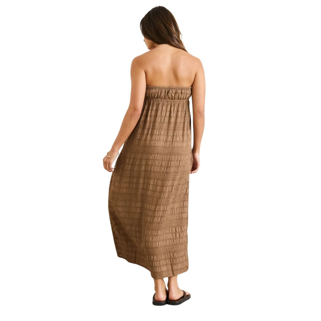 RHYTHM SANDY COVE MAXI DRESS BRO-BROWN 3M