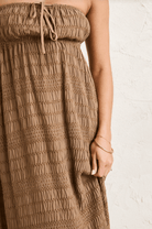RHYTHM SANDY COVE MAXI DRESS BRO-BROWN 3M