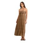 RHYTHM SANDY COVE MAXI DRESS BRO-BROWN 3M