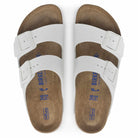 Birkenstock Arizona Soft Footbed Womens Sandal Leather-White 8