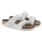 Birkenstock Arizona Soft Footbed Womens Sandal Leather-White 8