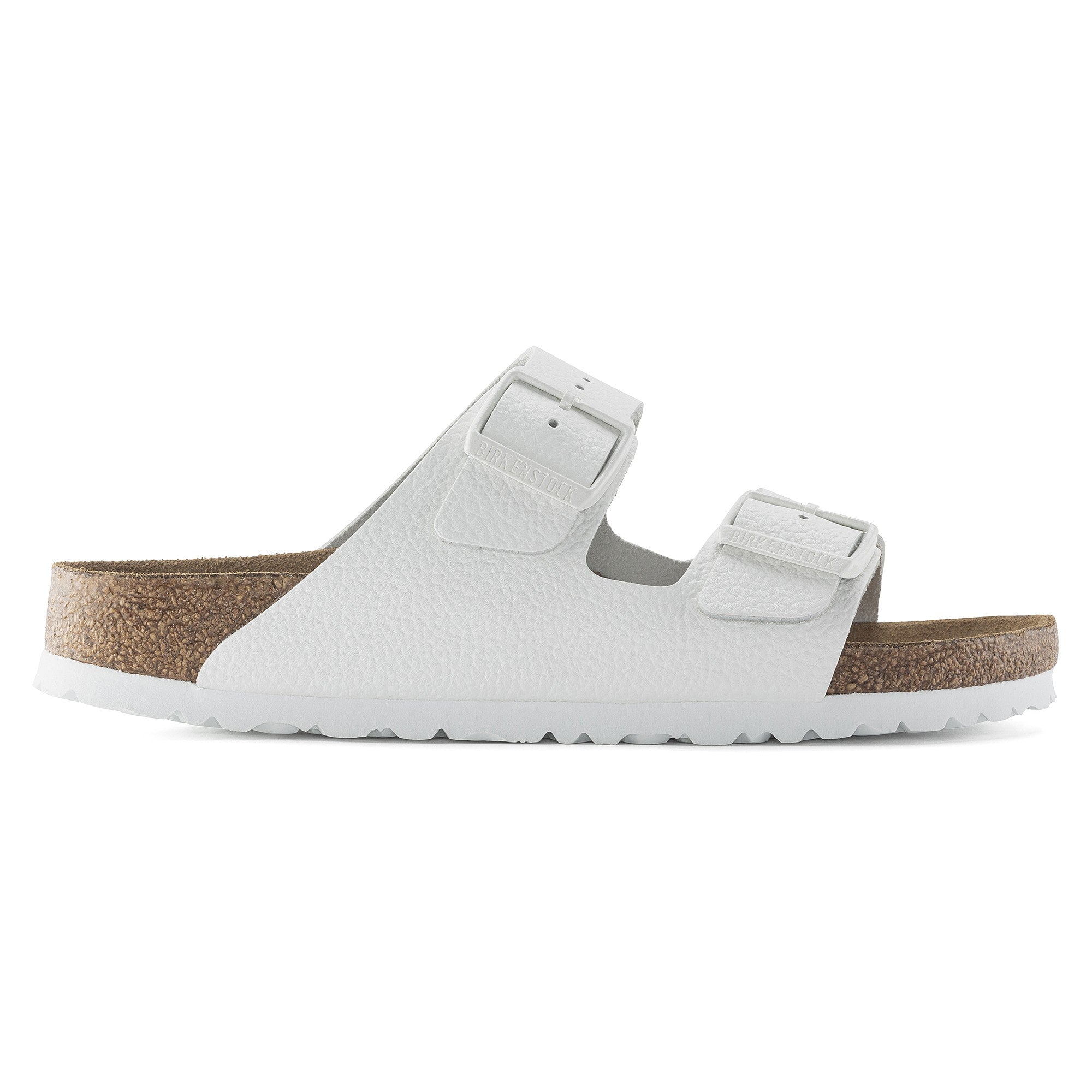 Birkenstock Arizona Soft Footbed Womens Sandal Leather-White 6