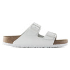 Birkenstock Arizona Soft Footbed Womens Sandal Leather-White 7