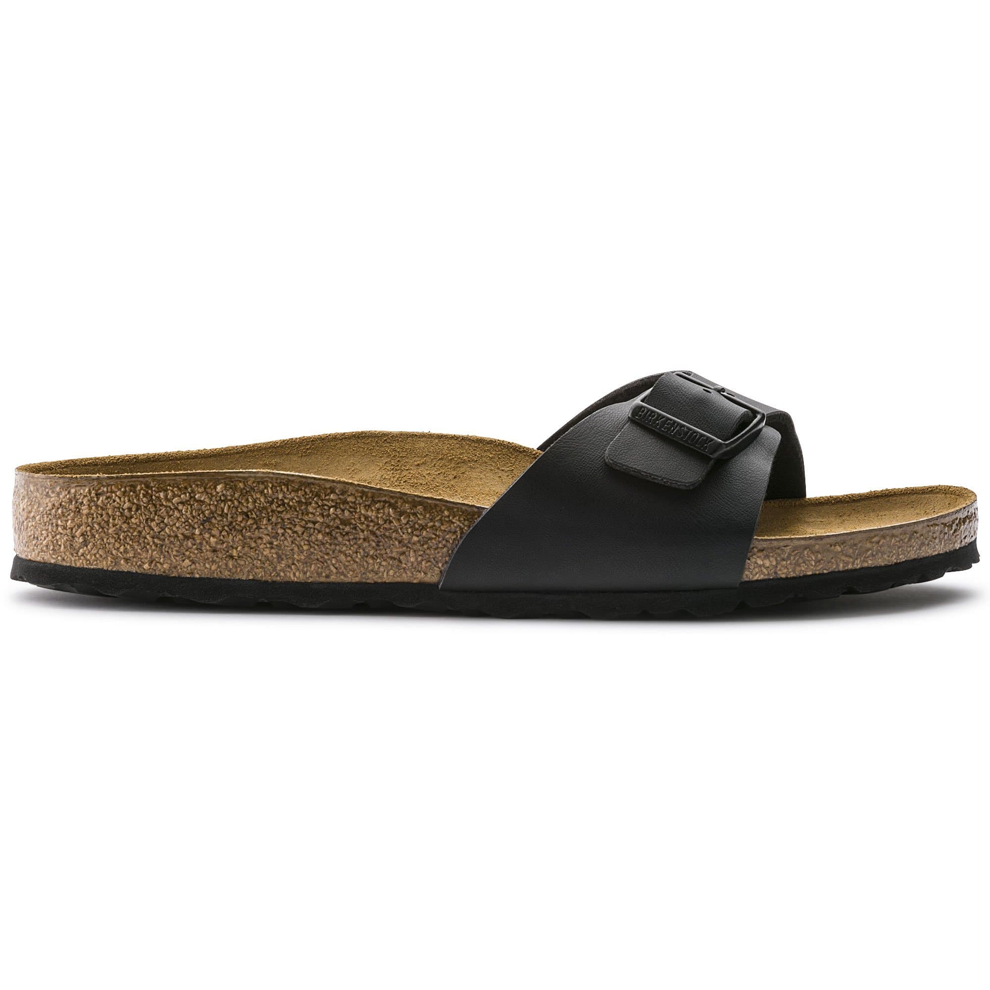 Birkenstock Madrid Womens Sandal Birko-Flor-Black 7