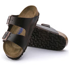 Birkenstock Arizona Soft Footbed Mens Sandal Leather-Amalfi Brown 10