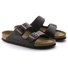 Birkenstock Arizona Soft Footbed Mens Sandal Leather-Amalfi Brown 10