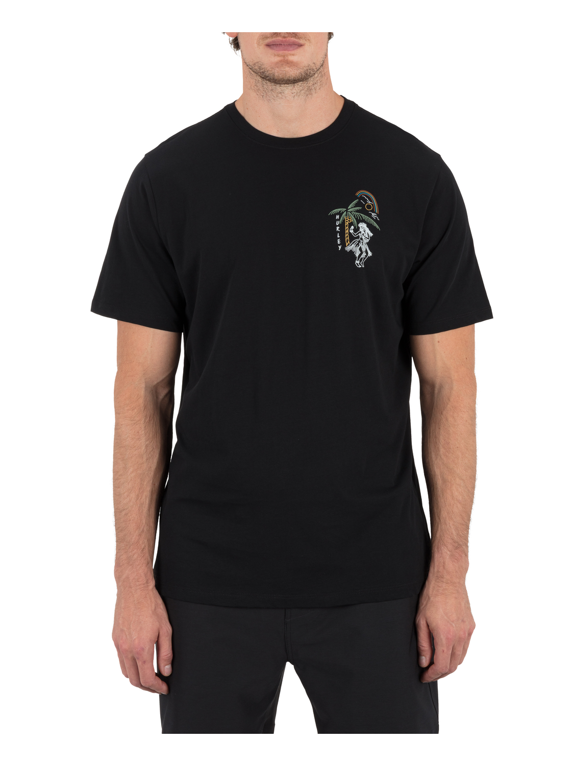 Hurley Hula In Paradise SS Tee 001-Black XXL