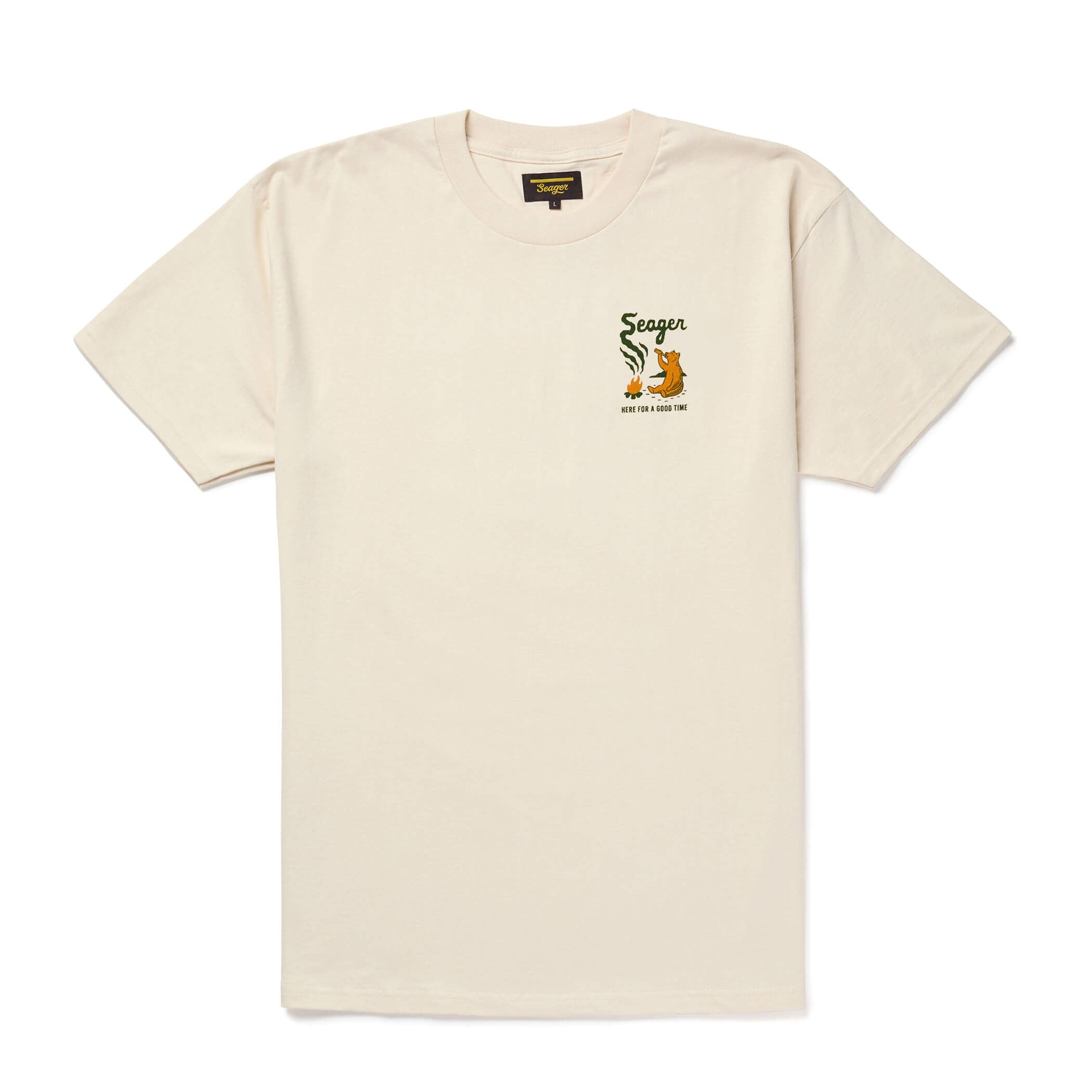 Seager Smokey SS Tee Cream L
