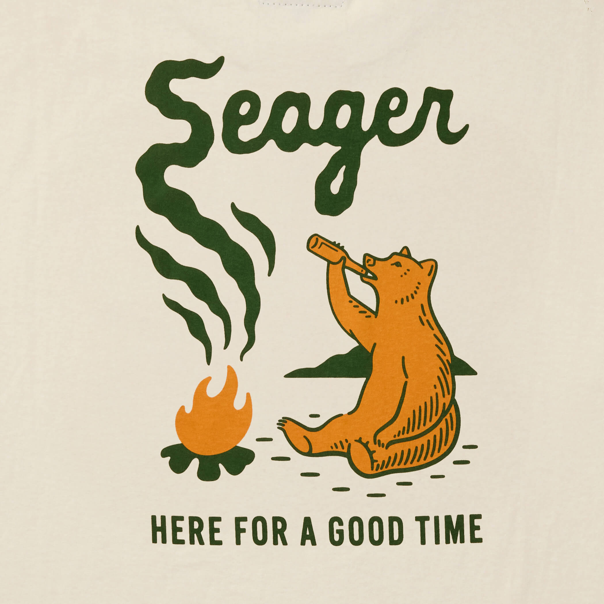 Seager Smokey SS Tee Cream M