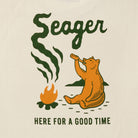 Seager Smokey SS Tee Cream L