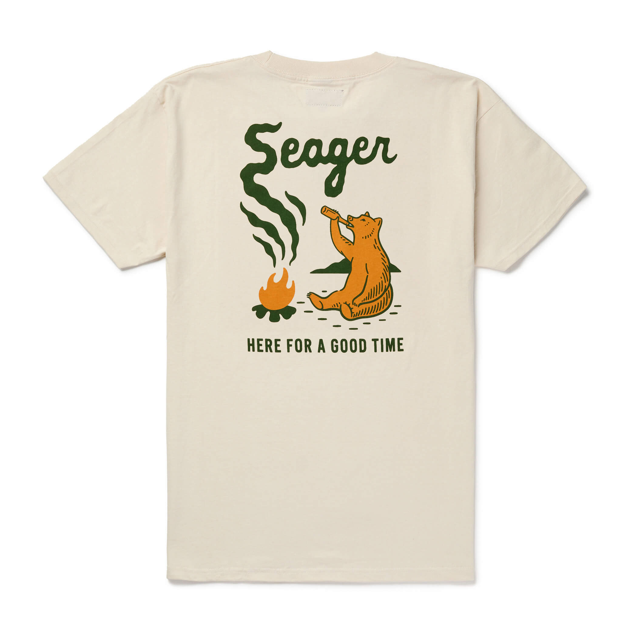 Seager Smokey SS Tee Cream L
