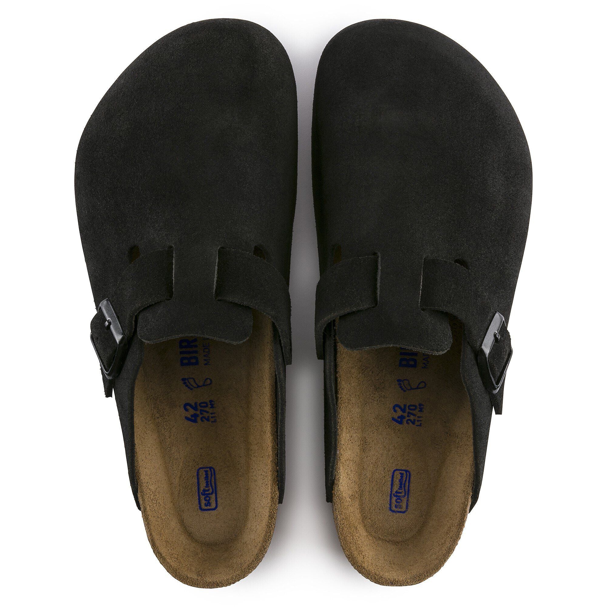 Birkenstock Boston Soft Footbed Mens Clog Black 10