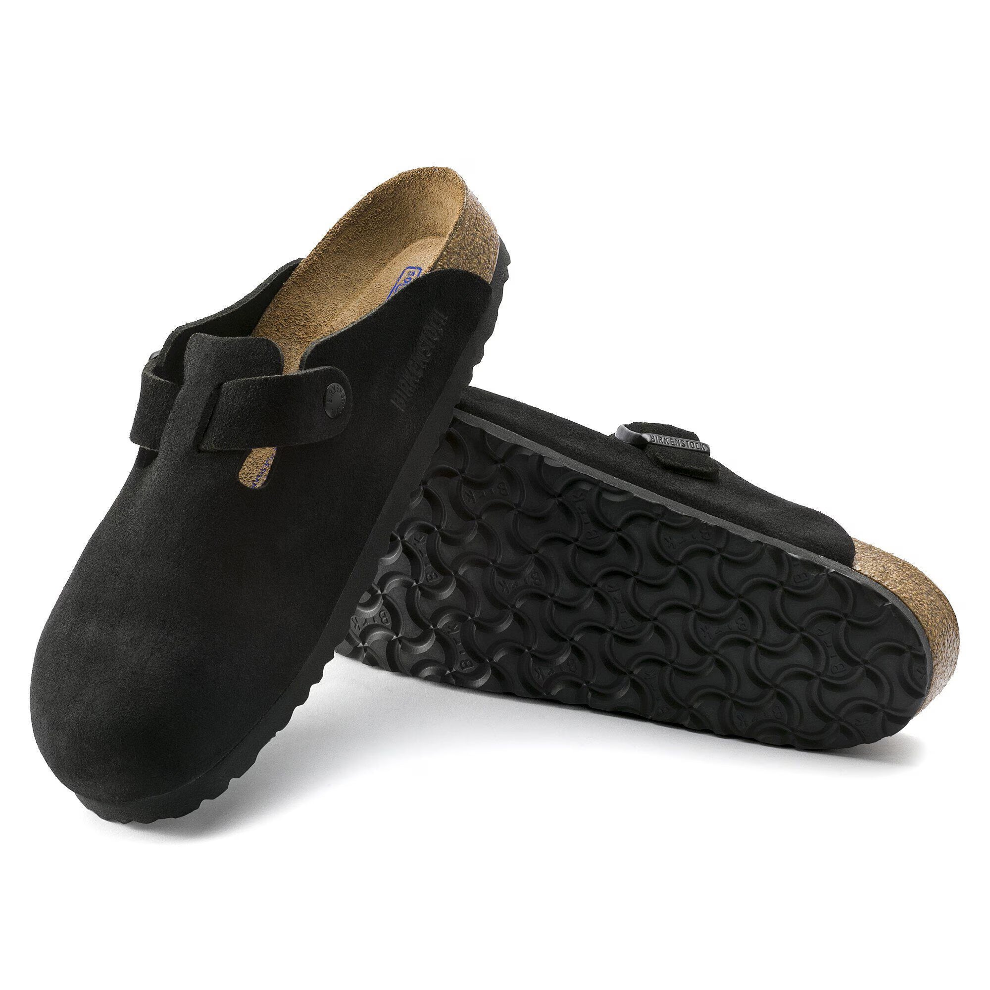 Birkenstock Boston Soft Footbed Mens Clog Black 10