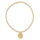 Enewton Beaded Bracelet  ClassicGold InspireLoveSmallGoldCharm 2mm