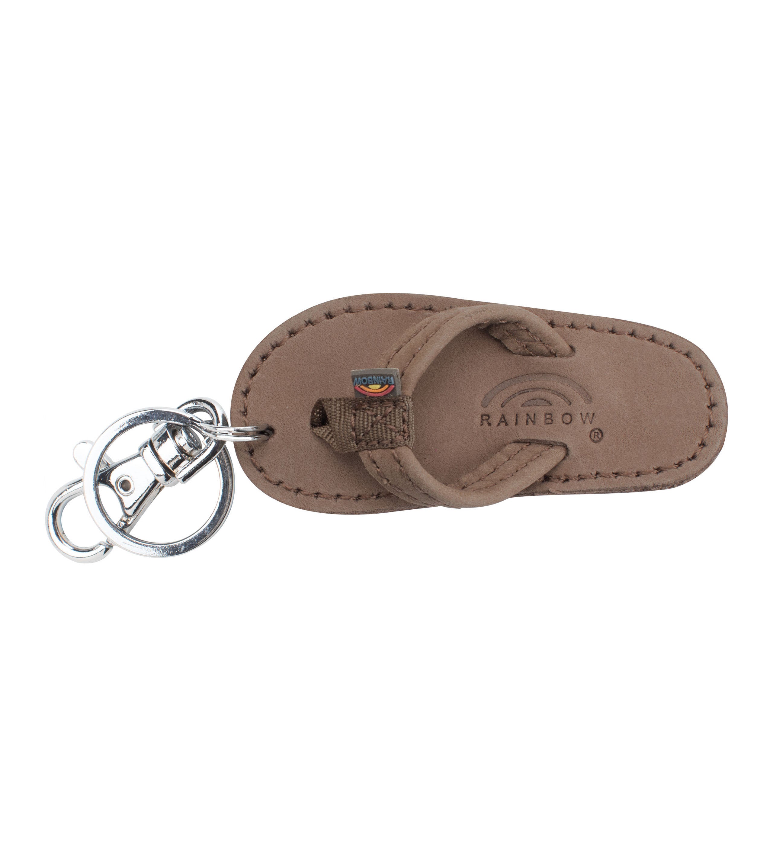 Rainbow Premier Leather Sandal Key Chain