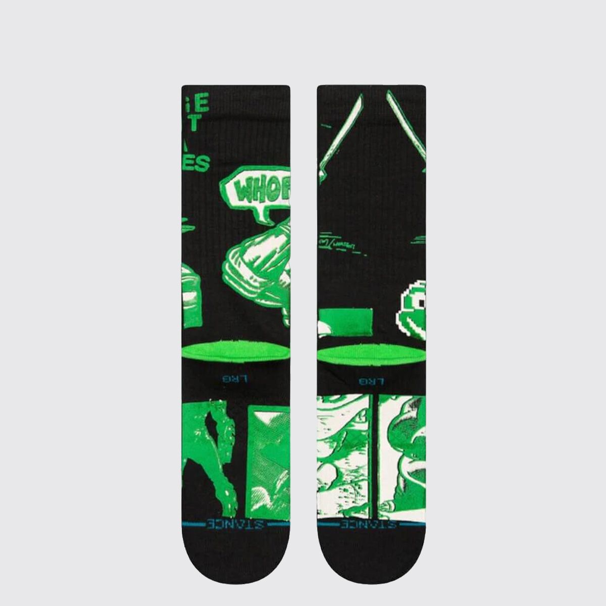 STANCE TMNT MENS SOCK BLK-BLACK M