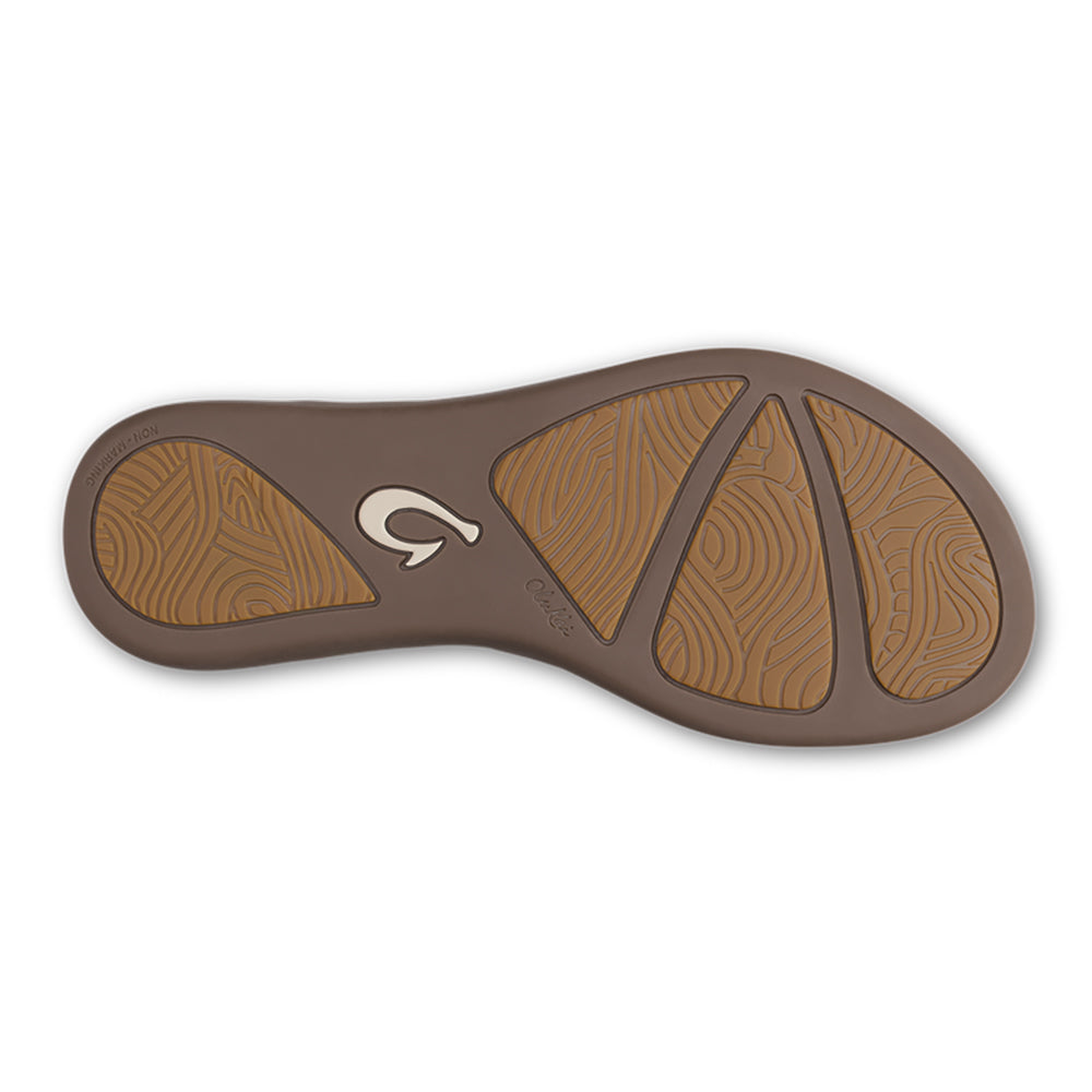 Olukai Honu Womens Sandal KGGS-Green Olive-Golden Sand 11