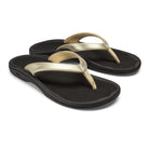 Olukai Ohana Lahi Womens Sandal GL40-Gold-Black 11