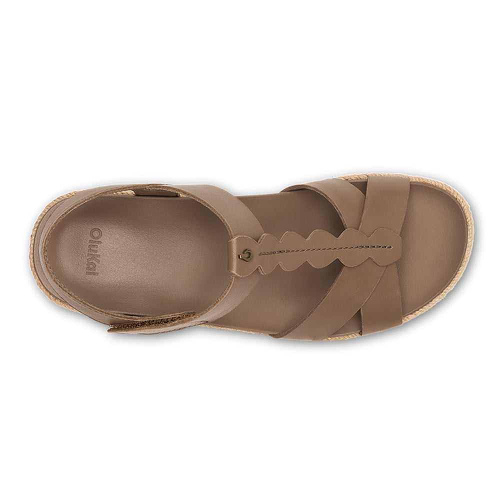 Olukai Ihi Womens Sandal 3434-Tan-Tan 6