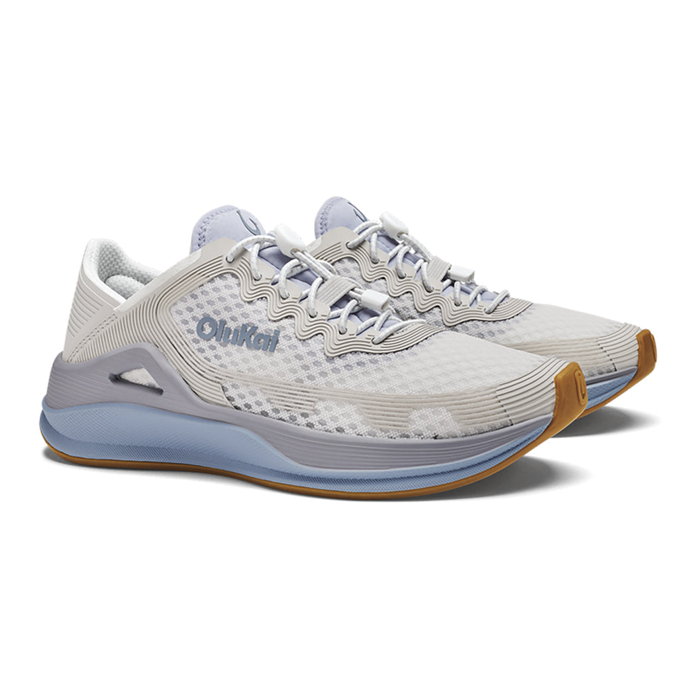 Olukai Ahi Womens Shoe WBNB-Bright WHite-Lanai Breeze 8.5