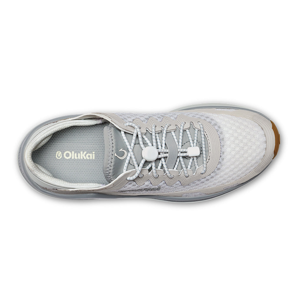 Olukai Ahi Womens Shoe WB6L-BRight White-Sterling 10
