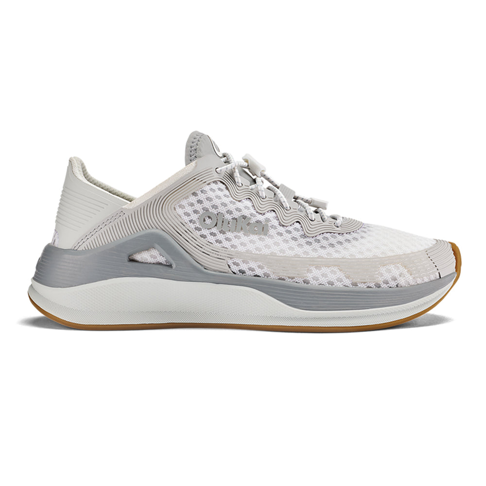 Olukai Ahi Womens Shoe WB6L-BRight White-Sterling 8.5