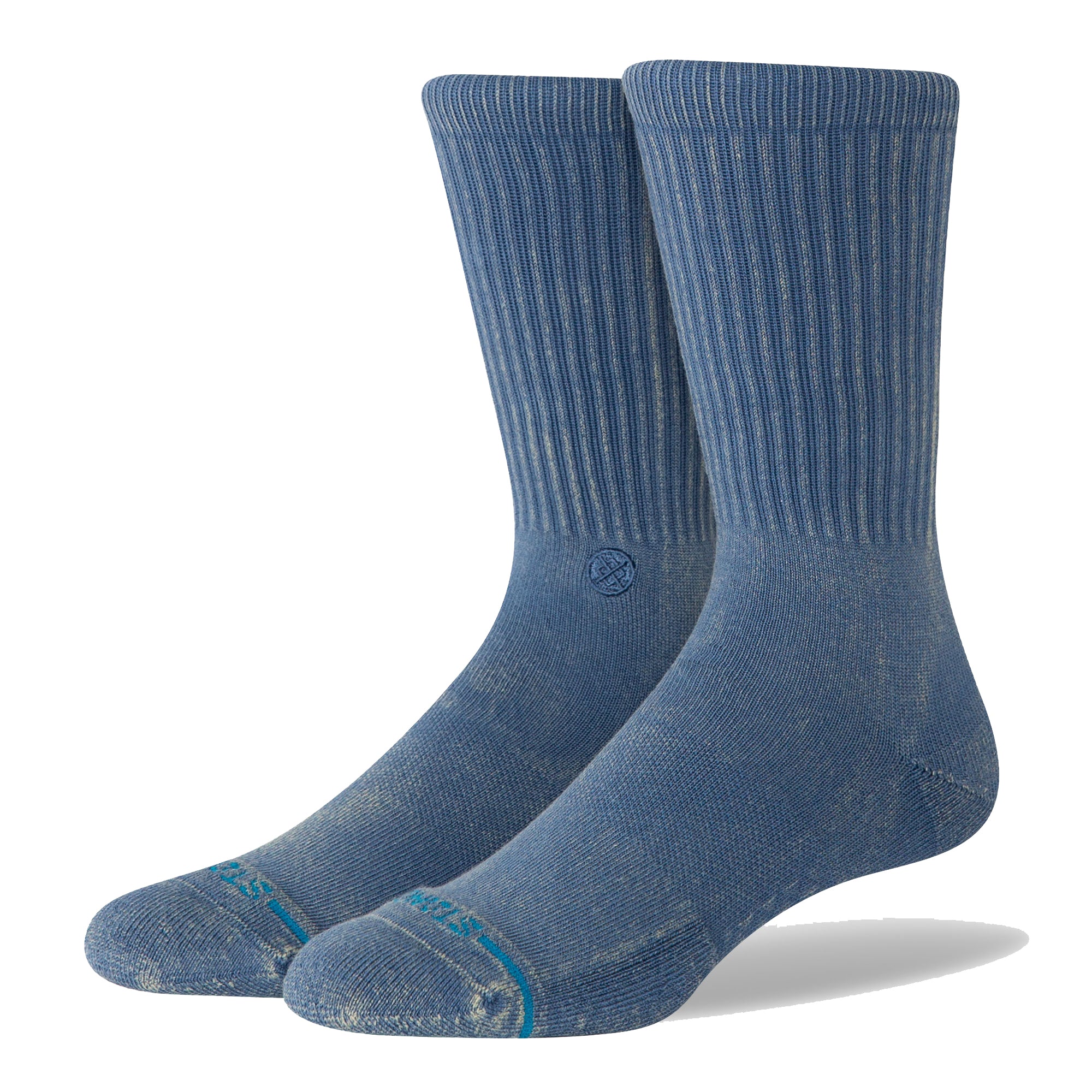 STANCE ICON DYED CREW SBL-SEABLUE L