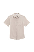 Vintage Summer LInen SS Botton Down Shirt Sand S