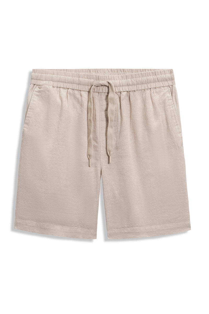 VINTAGE SUMMER MENS LINEN SHORT SAND M