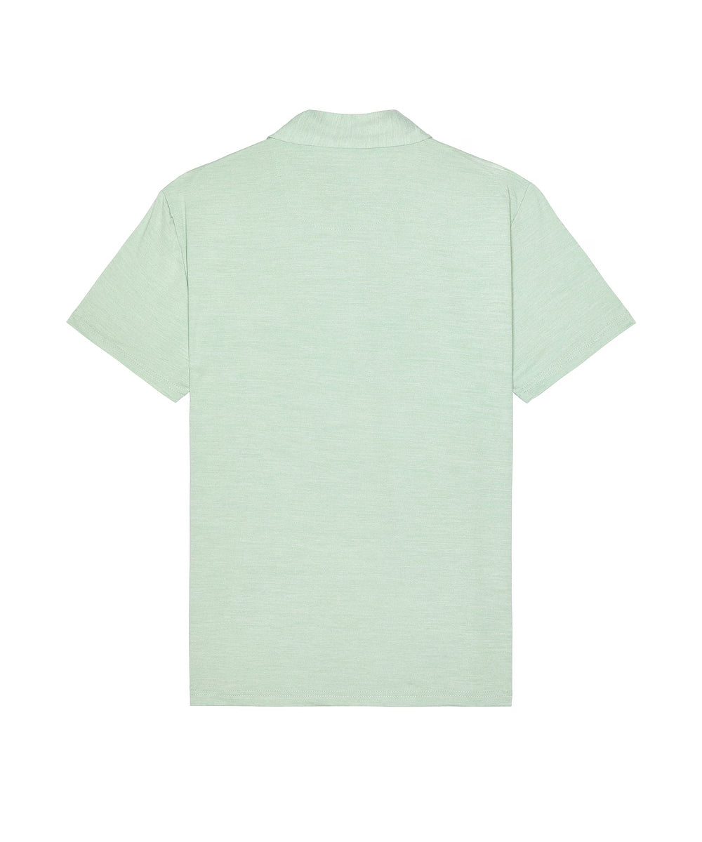 VINTAGE SUMMER PERFORMANCE JERSEY POLO  SAGE S