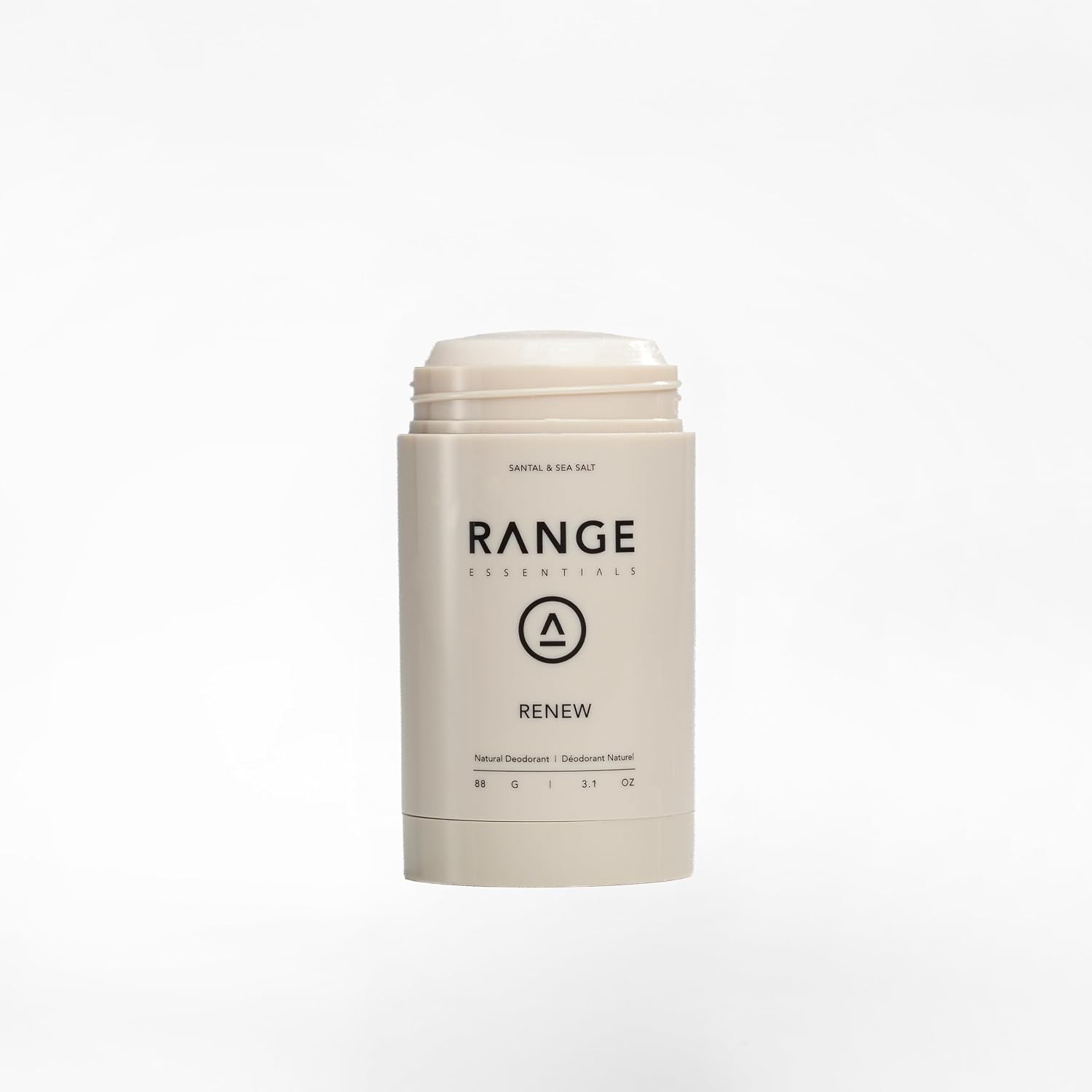 Range Essentials Renew Extra Strength Deodorant Santal & Sea Salt 2.6oz