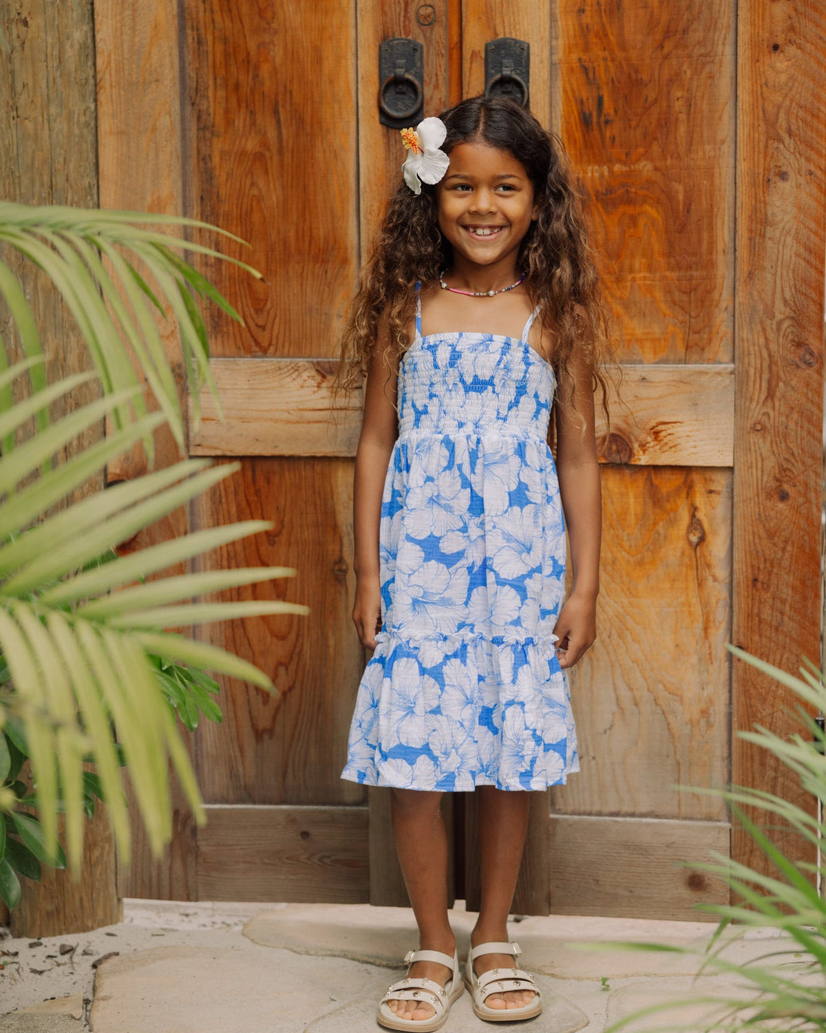 Feather 4 Arrow Dress MNB-MarinaBlue 4-5