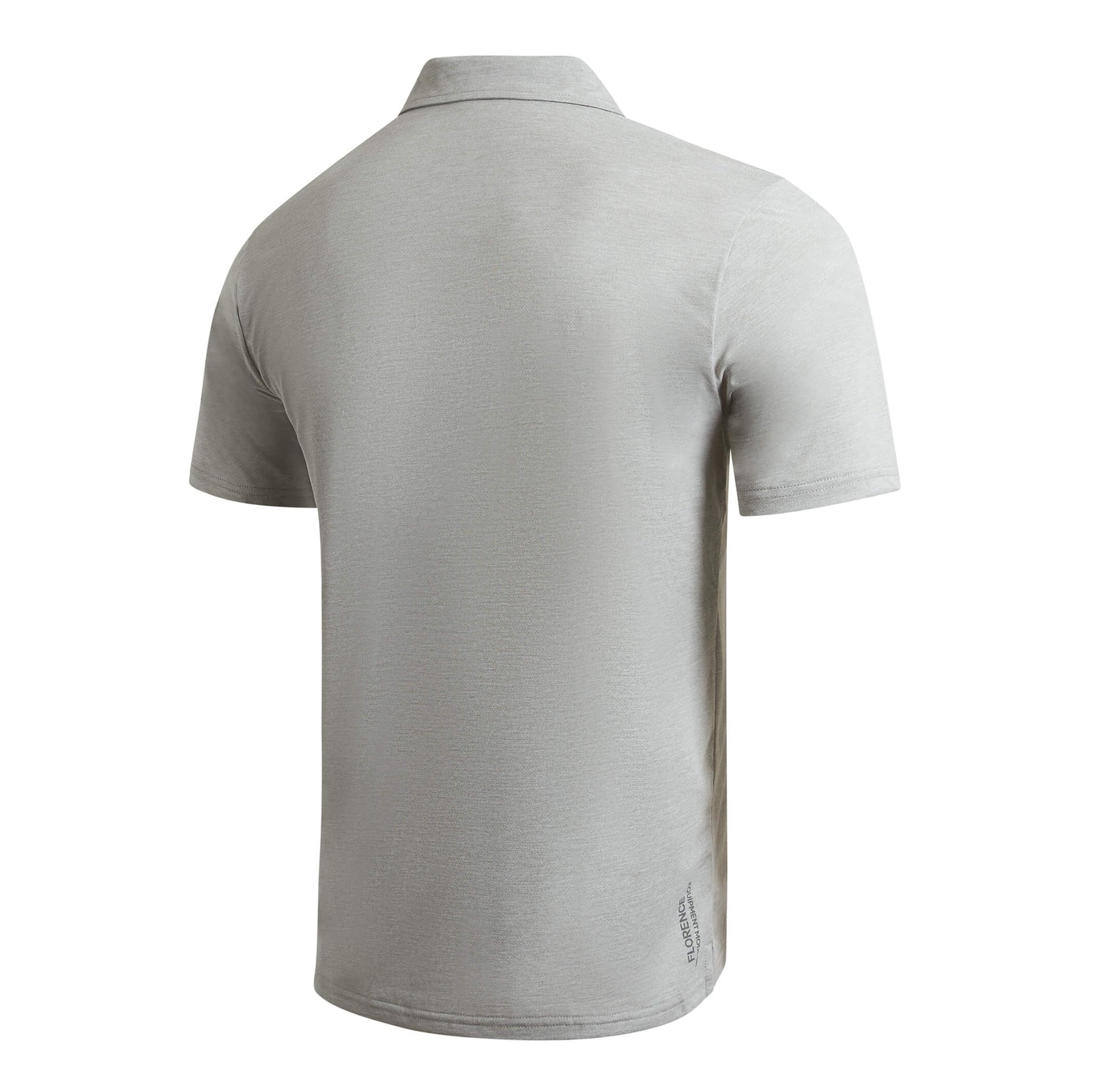 Florence Marine X Collared Short Sleeve Shirt LHG-Light Heather Grey XL