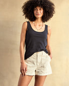 Outerknown Saltwater Slub Tank PCH-Pitch Black S