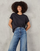 Outerknown Saltwater Slub Tee PCH-Pitch Black S