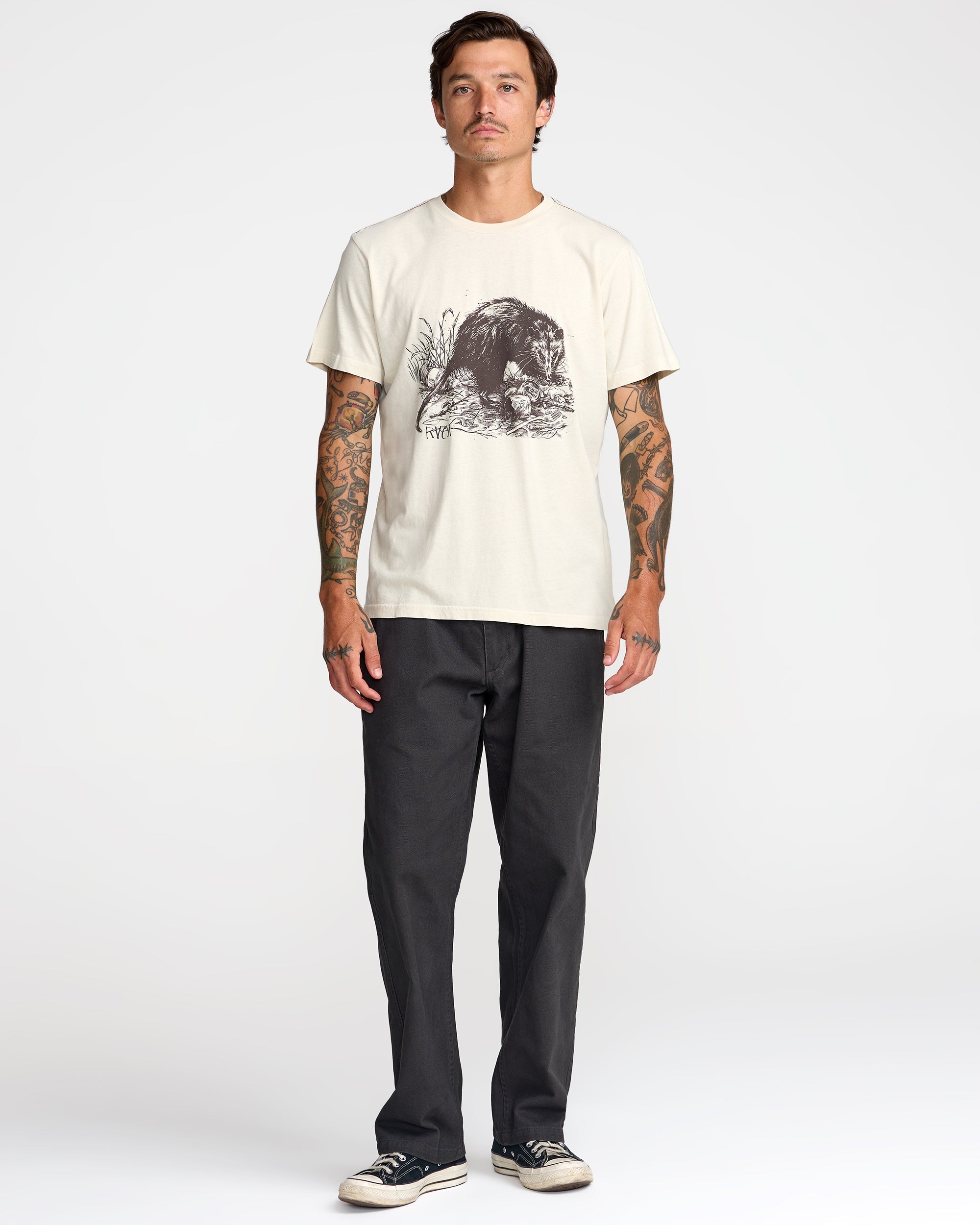 RVCA HORTON POSSUM SS CER-CERAMIC XL