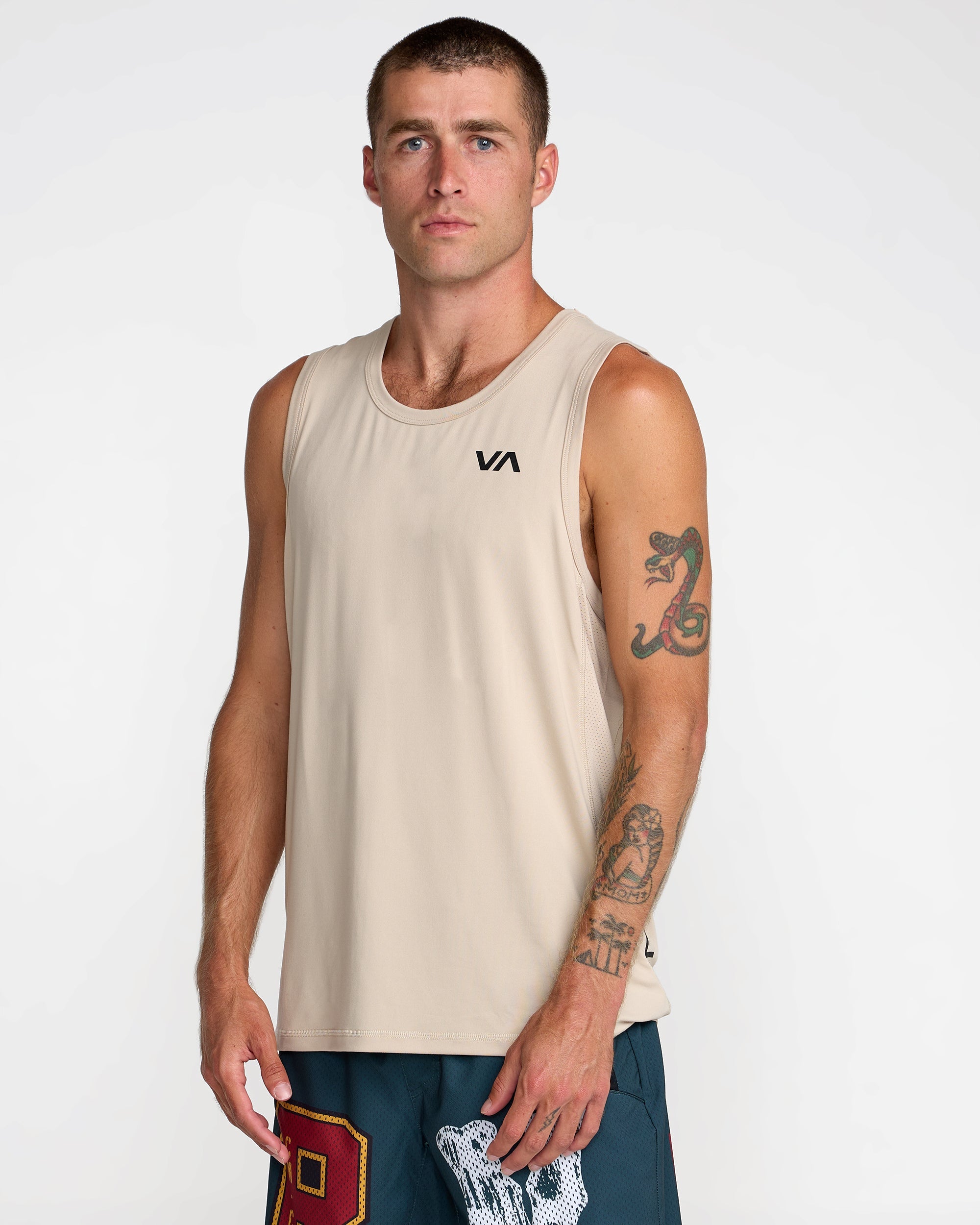 RVCA Sport Vent SL Tank LKH-LIGHT KHAKI M