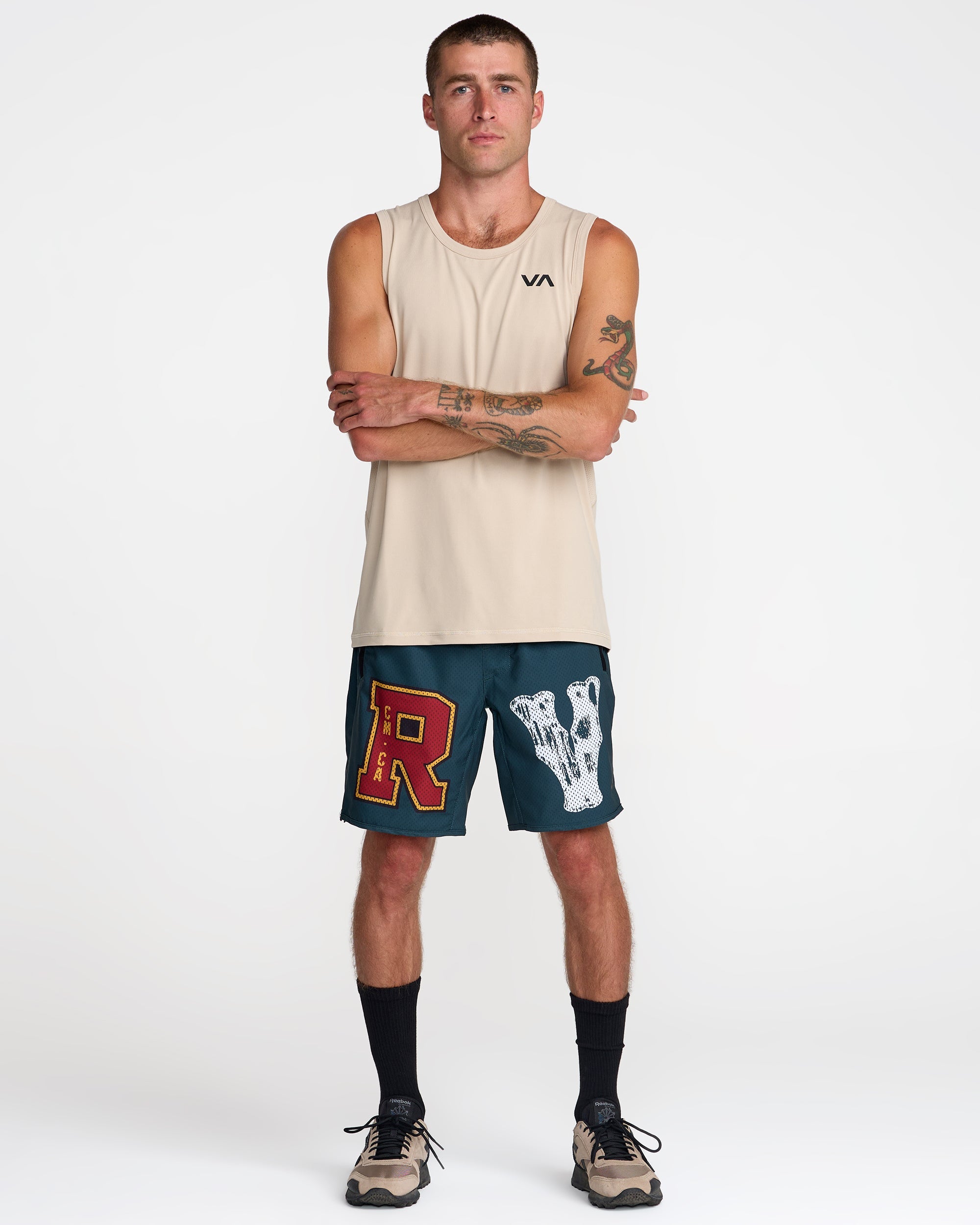 RVCA Sport Vent SL Tank LKH-LIGHT KHAKI XL