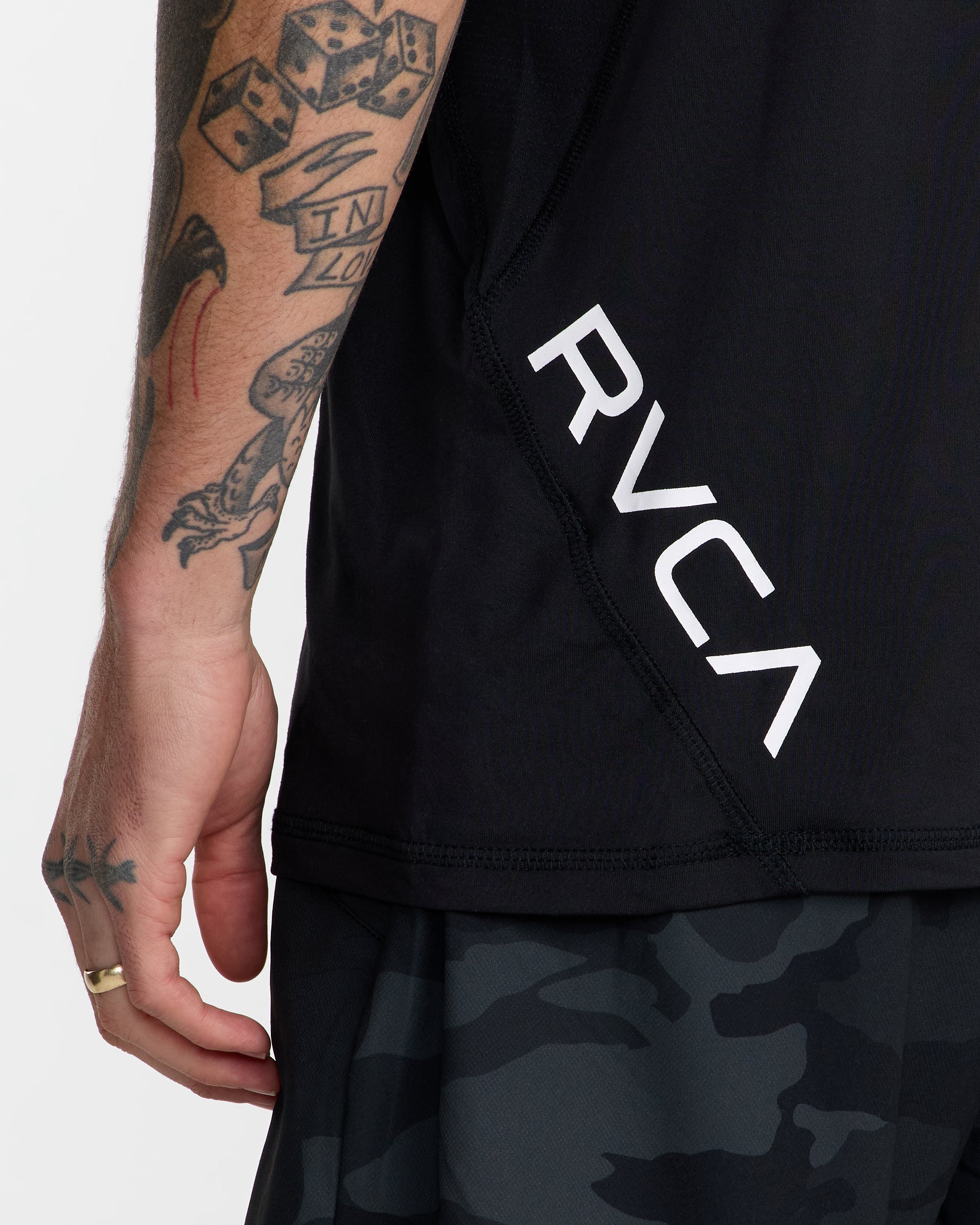 RVCA SPORT VENT SS BLK-BLACK M